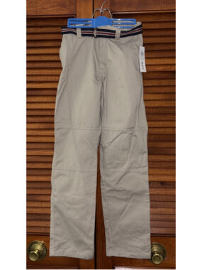 Eddie Bauer School Uniform Pants Khaki Boys Husky Size 16 H NWT